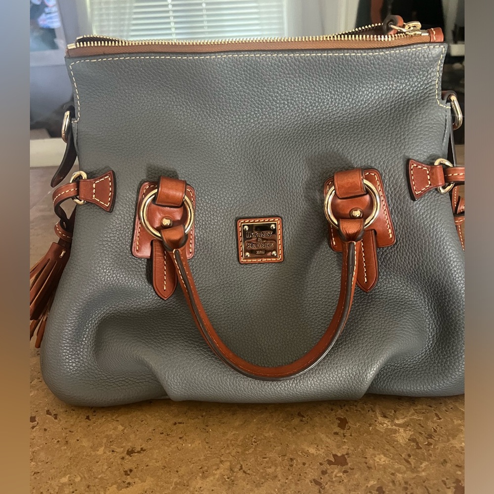 Dooney & Bourke Pebble Leather Stanwich Satchel